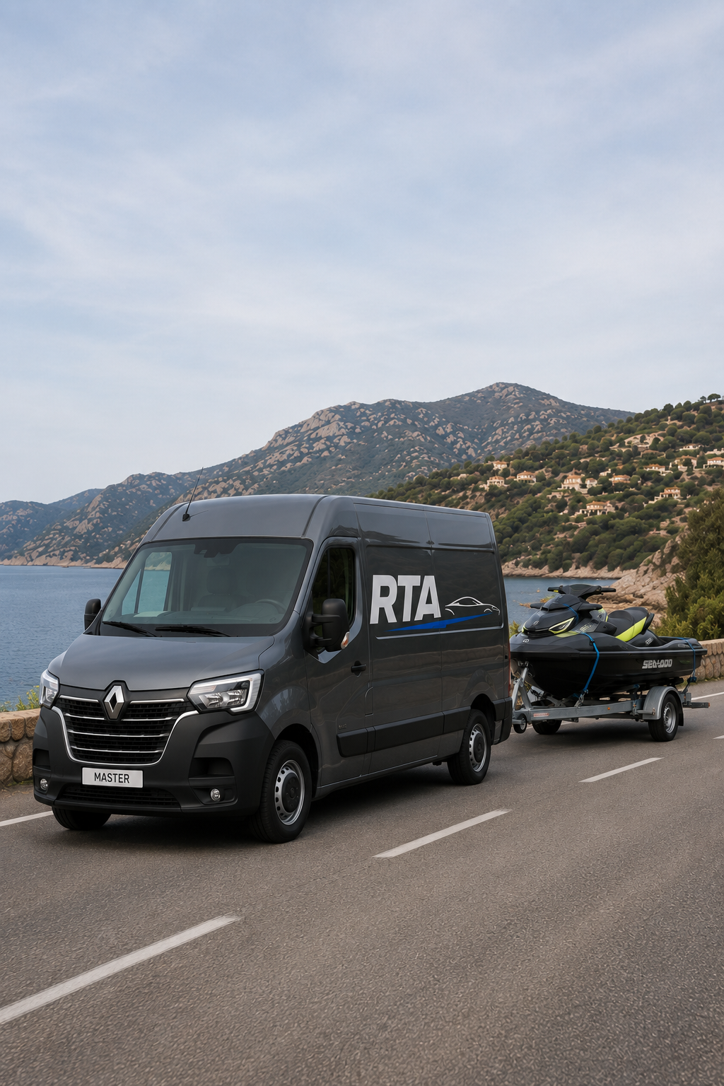 Transport jet-ski sur remorque — RTA Transport Paris